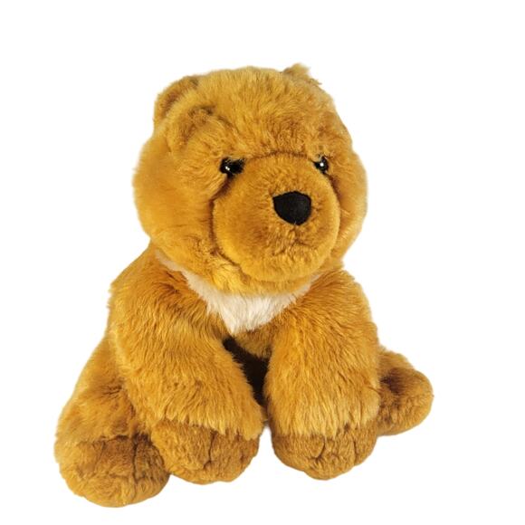 GUND Honey Bear Plush 9" Golden Soft Toy Stuffed Animal - Picture 1 of 9